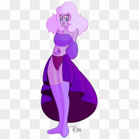 Meet Purple Diamond My Fan Fusion Of Pink And Blue - Blue And Pink Diamond Fusion, HD Png Download - purple diamond png