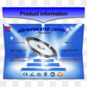 170lm W Ip65 Light Warehouse Workshop Lighting 200w - Ce Marking, HD Png Download - ufo beam png