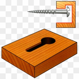 70-104 Key Hole Bit Clipart , Png Download - Plywood, Transparent Png - key hole png