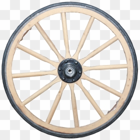 Wheel Clipart Wooden Wheel - Bull Cart Wheel Png, Transparent Png - wagon wheel png
