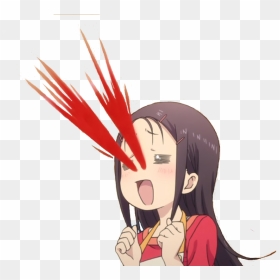 Transparent Anime Nose Png - Anime Girl Bloody Nose, Png Download - anime nose png