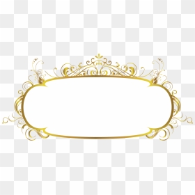 Picture Frame Gold Png Download Free Clipart - Ne Perd Pas Le Nord, Transparent Png - gold circle frame png