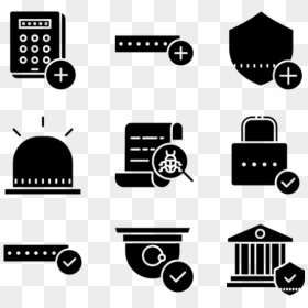 Thumb Image - Workplace Icons, HD Png Download - black shield png