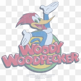 Woody Woodpecker Retro Fade Kid"s T Shirt "  Class= - Woody Woodpecker Logo, HD Png Download - woody woodpecker png