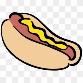Vector Illustration Of Cooked Hot Dog Or Hotdog Frankfurter, HD Png Download - snapchat hotdog png