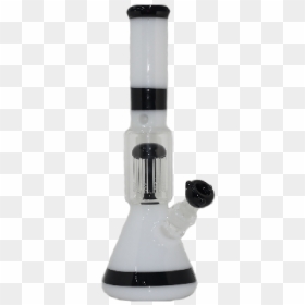 Water Pipe 16″ Black And White Beaker - Glass Bottle, HD Png Download - water pipe png