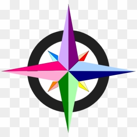 Transparent Stock Nautical Star Download Best On X - Colorful Compass, HD Png Download - nautical star png