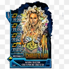 Wwesc S5 Rs Charlotte Flair - Wwe Supercard Wm35 Undertaker, HD Png Download - charlotte flair png
