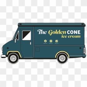 Fictitious Ice Cream Truck With Billboard And Banner - Facebook, HD Png Download - ice cream truck png