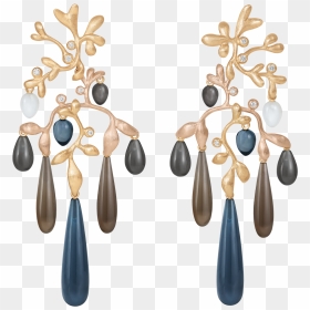 Ole Lynggaard Gypsy Earrings, HD Png Download - gold smoke png