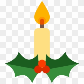 Christmas Candle Png Download - Christmas Symbol Candle, Transparent Png - christmas candle png