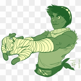 “rock Lee Summer Confusion For Anon - Cartoon, HD Png Download - rock lee png