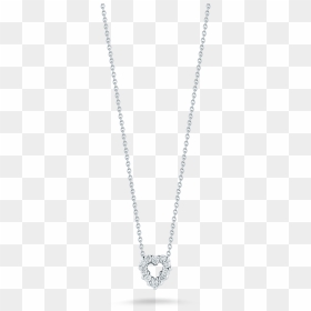Letter D Diamond Necklace, HD Png Download - diamond heart png