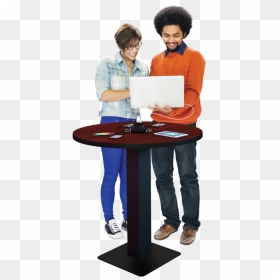 Thumb Image - Sitting At Table Png, Transparent Png - cafe table png