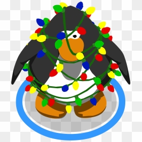 Holiday Lights In-game - Christmas Lights Club Penguin, HD Png Download - holiday lights png