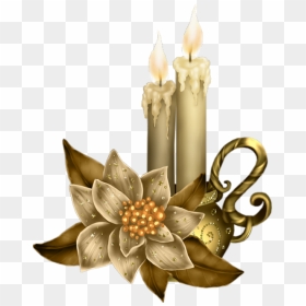 Bougies De Noël - Christmas Day, HD Png Download - christmas candle png