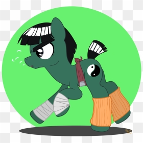 Silver-fox17, Naruto, Ponified, Rock Lee, Safe, Solo - Naruto Pony, HD Png Download - rock lee png