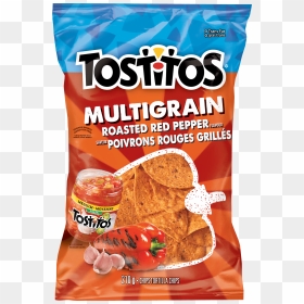 Tostitos® Multigrain Roasted Red Pepper Tortilla Chips - Tostitos Chips Hint Of Lime, HD Png Download - red pepper png