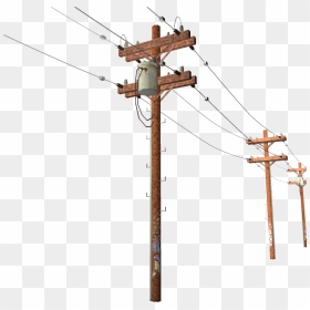 Transparent Electricity Pole Png, Png Download - telephone pole png