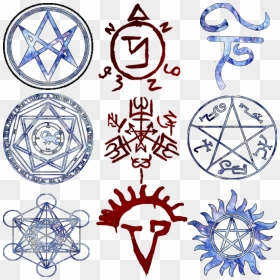 Supernatural Symbols, HD Png Download - supernatural symbol png