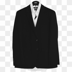 Black Suit On Hangar - Black Suit Jacket, HD Png Download - black suit png