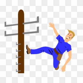 Telephone Poll Png - Man On Telephone Pole Clipart, Transparent Png - telephone pole png