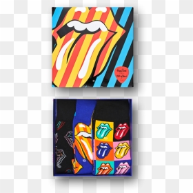 Limited Edition Rolling Stones Adult Socks Gift Box - Happy Socks Rolling Stones Box, HD Png Download - rolling stones png