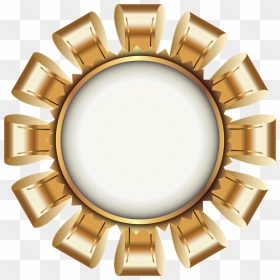 Art Images, Clip Art, Seal, White Gold, Frames, Art - Portable Network Graphics, HD Png Download - gold circle frame png