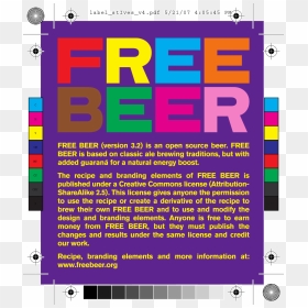 Free Beer, HD Png Download - beer splash png