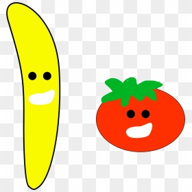 Banana And Tomato Clip Arts - Tomato Banana, HD Png Download - tomatoe png