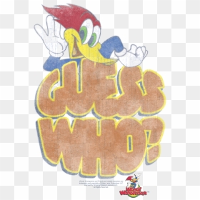 Woody Woodpecker Guess Who Men"s Heather T-shirt - Woody Woodpecker, HD Png Download - woody woodpecker png