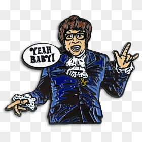 Yeah Baby Png, Transparent Png - austin powers png