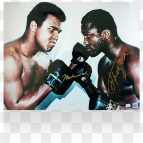 Muhammad Ali & Joe Fraizer Signed - Muhammad Ali Vs Joe Frazier, HD Png Download - muhammad ali png