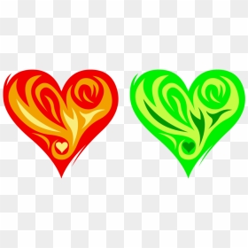 Transparent Green Heart Png - Mlp Heart Cutie Mark, Png Download - fire heart png