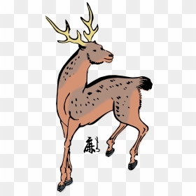 Sika Deer Clip Arts - Kijang Clipart, HD Png Download - whitetail deer png