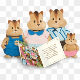 Li"l Woodzeez Family - Li L Woodzeez Chipmunk Family, HD Png Download - chipmunk png