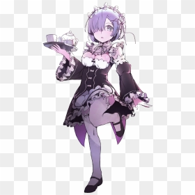 Anime, HD Png Download - rem re zero png