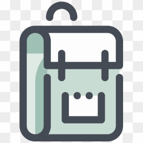 Backpack Png Icon Clip Library - Cute Backpack Icon Transparent, Png Download - backpack icon png