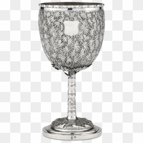 Chinese Export Silver Goblet - Wine Glass, HD Png Download - goblet png