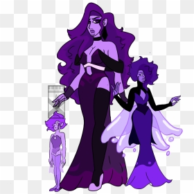 Purple Diamond And Her Lazurite And Pearl - Purple Diamond Steven Universe, HD Png Download - purple diamond png
