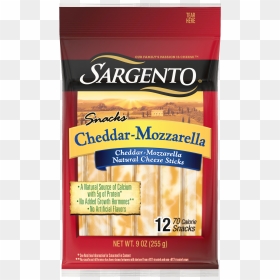 Sargento® Cheddar Mozzarella Natural Cheese Snack Sticks"  - Sargento Cheese, HD Png Download - mozzarella sticks png