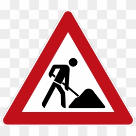 Road Workers Possible - Verkeersbord Driehoek Met Kruis, HD Png Download - yield sign png