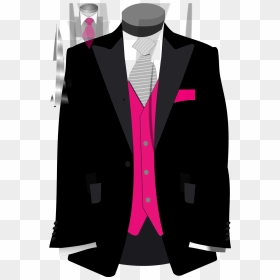 Wedding Suit Cartoon, HD Png Download - black suit png
