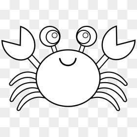 Crab Black And White Blue Crab Clipart Black And White - Crab Black And White Clipart, HD Png Download - blue crab png