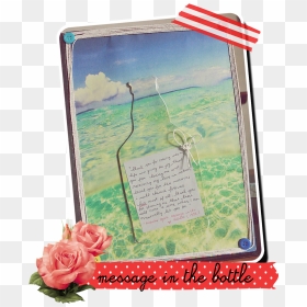 Beberapa Gambar Tentang Message In The Bottle Yang - Message In A Bottle Scrapbook, HD Png Download - message in a bottle png
