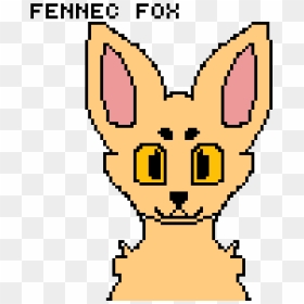 Meh Little Fennec Fox - Blank Fox Pixel Art, HD Png Download - fennec fox png