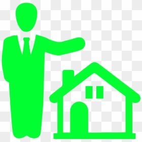 Real Estate Clipart Property Manager - Real Estate Broker Icon, HD Png Download - real estate icon png