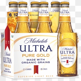 Michelob Ultra Pure Gold Organic Beer - Michelob Ultra Pure Gold, HD Png Download - michelob ultra png