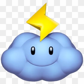 Thunder Cloud Png - Mario Kart Wii Thundercloud, Transparent Png - thunderstorm png