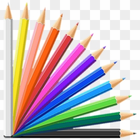 Colored Pencil Clip Art - Transparent Colored Pencil Clipart, HD Png Download - colored pencil png